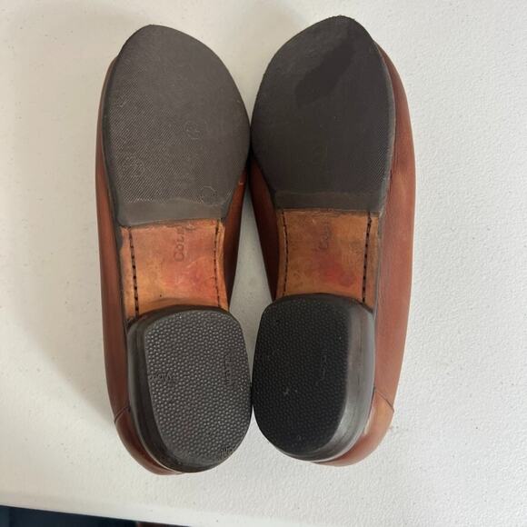 COLE HAAN Loafer Shoes Women's 9.5 B Brown Ferrah Leather Tassel Moc Toe Casual - Picture 11 of 13